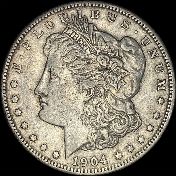 1904-O Silver Morgan Dollar NEARLY UNCIRCULATED