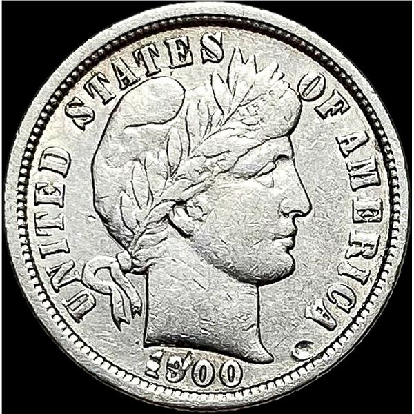 1900-O Silver Barber Dime CLOSELY UNCIRCULATED