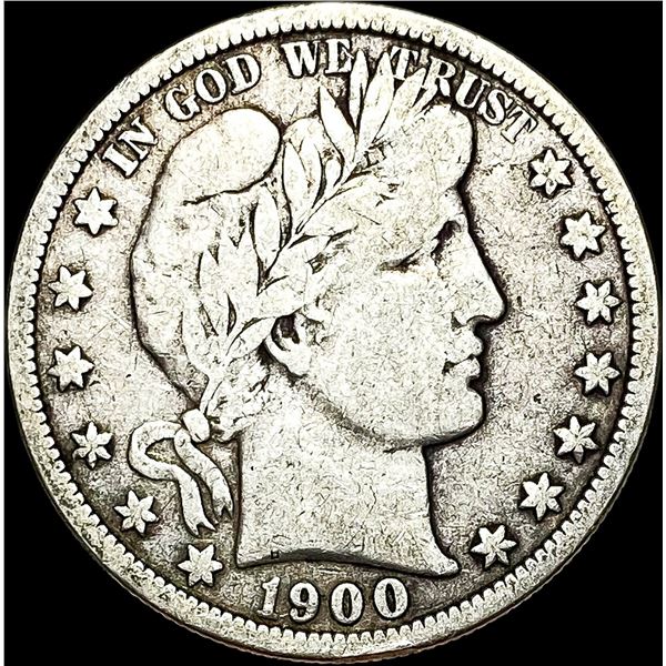 1900-O Silver Barber Half Dollar NICELY CIRCULATED