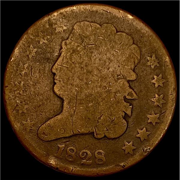 1828 Classic Head Half Cent NICELY CIRCULATED