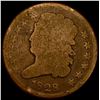 Image 1 : 1828 Classic Head Half Cent NICELY CIRCULATED