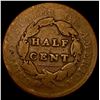 Image 2 : 1828 Classic Head Half Cent NICELY CIRCULATED