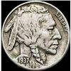 Image 1 : 1937-D Buffalo 3 Legs Nickel NEARLY UNCIRCULATED