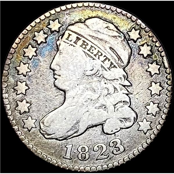 1823 Capped Bust Silver Dime NICELY  CIRCULATED