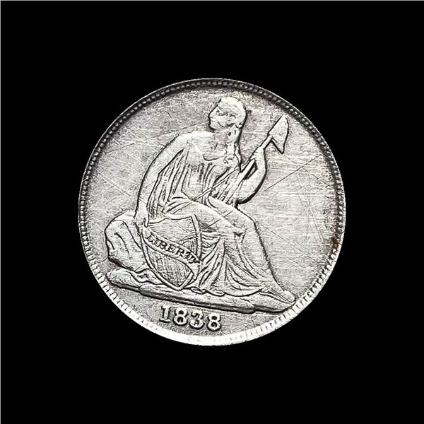 1838-O Seated Liberty Dime NEARLY UNCIRCULATED