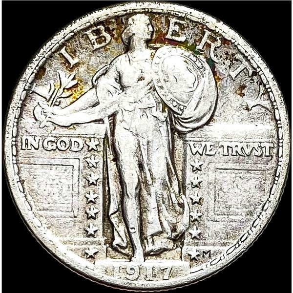 1917 Type 2 Standing Liberty Quarter CLOSELY UNCIRCULATED