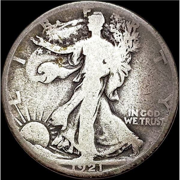 1921-S Walking Liberty Half Dollar NICELY CIRCULATED