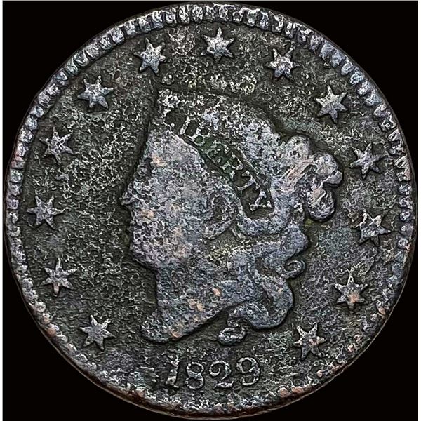 1829 Coronet Head Large Cent NICELY CIRCULATED