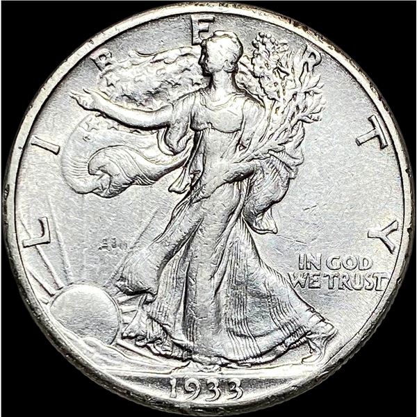 1933-S Walking Liberty Half Dollar CLOSELY UNCIRCULATED