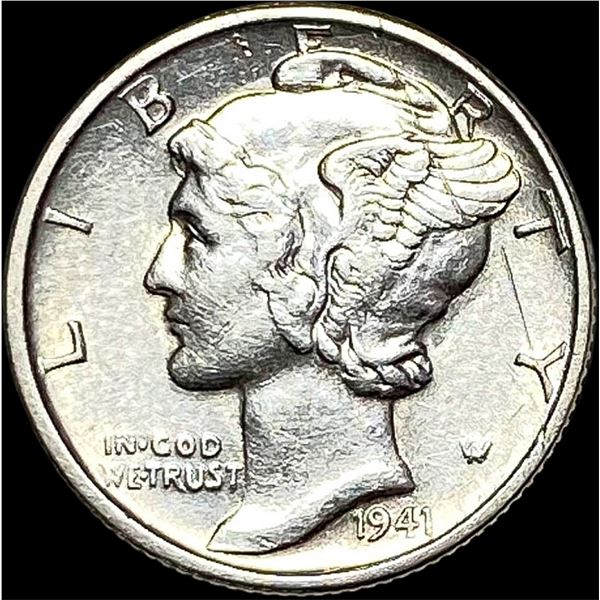 1941-S Mercury Dime NEARLY UNCIRCULATED