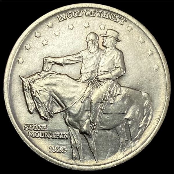 1925 Stone Mountain Half Dollar CLOSELY  UNCIRCULATED