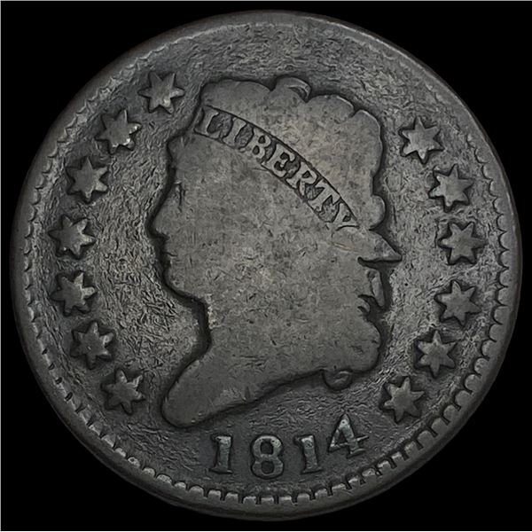 1814 Classic Head Large Cent NICELY CIRCULATED