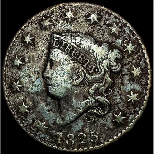 1825 Coronet Head Large Cent LIGHTLY CIRCULATED