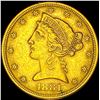 Image 1 : 1881 $5 Liberty Head Half Eagle UNCIRCULATED