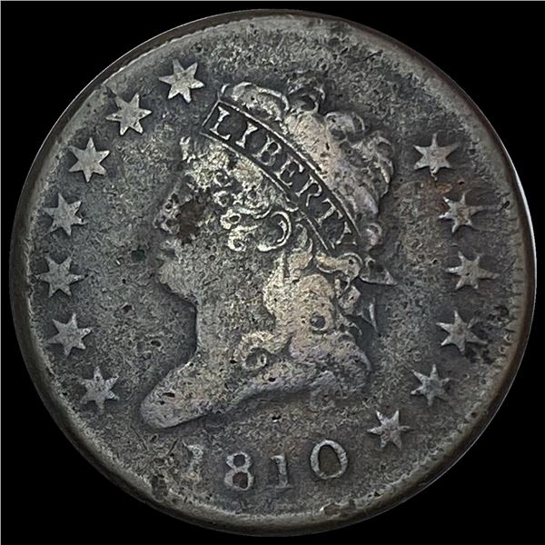 1810 Classic Head Large Cent LIGHTLY CIRCULATED