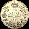 Image 2 : 1930 Silver Canada 10 Cents CLOSELY  UNCIRCULATED