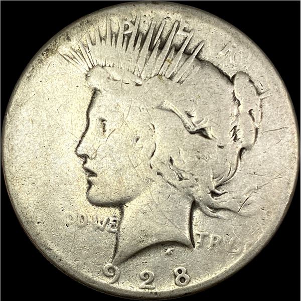 1928 Silver Peace Dollar NICELY CIRCULATED