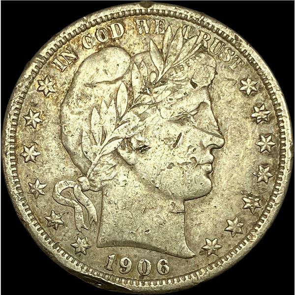 1906-D Silver Barber Half Dollar HIGH GRADE