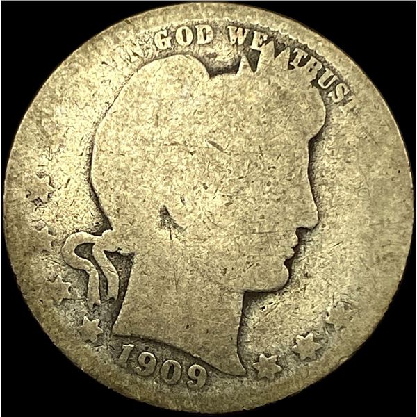 1909-O Silver Barber Half Dollar NICELY  CIRCULATED