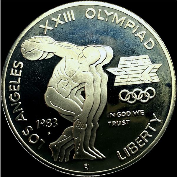 1983-S Silver Dollar LA Olympics GEM PROOF