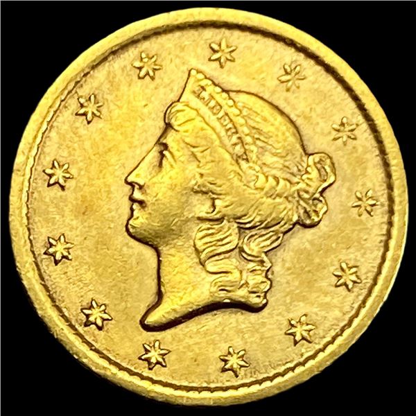 1851-O Gold $1 Type 1 Liberty CLOSELY UNCIRCULATED