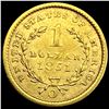 Image 2 : 1851-O Gold $1 Type 1 Liberty CLOSELY UNCIRCULATED