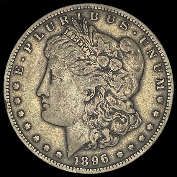 1896-S Silver Morgan Dollar LIGHTLY  CIRCULATED
