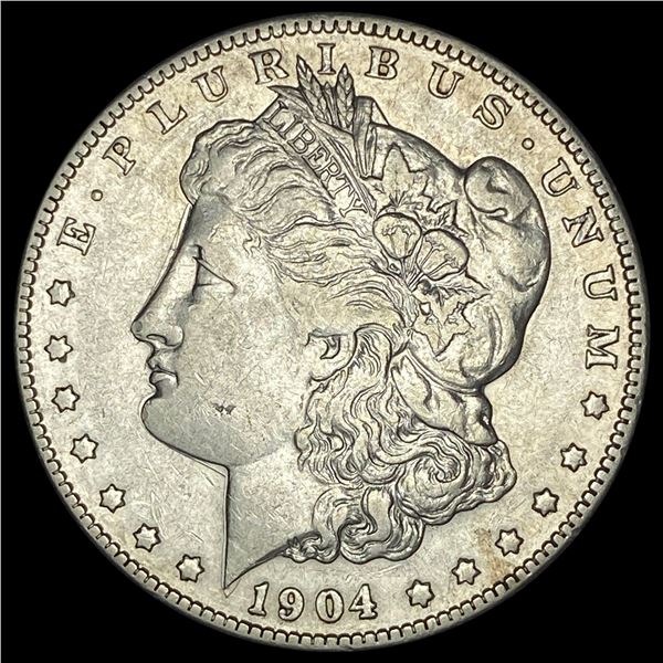 1904-S Silver Morgan Dollar NEARLY  UNCIRCULATED