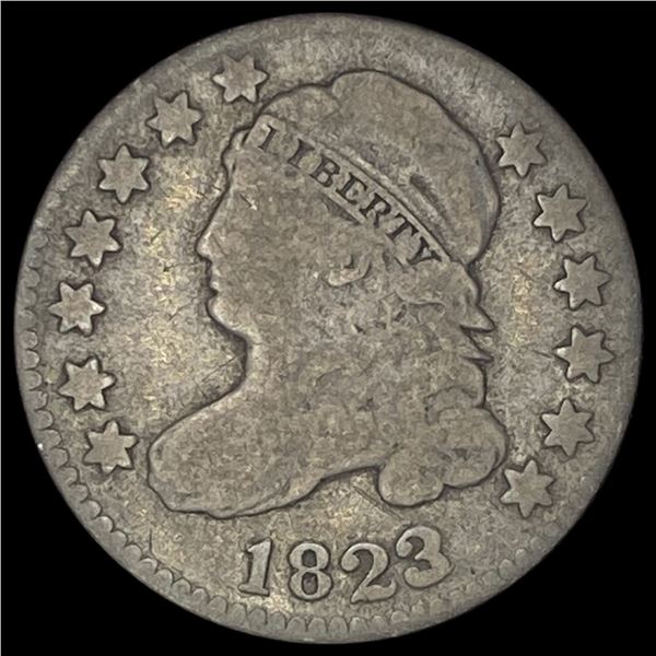 1823 Capped Bust Dime NICELY CIRCULATED
