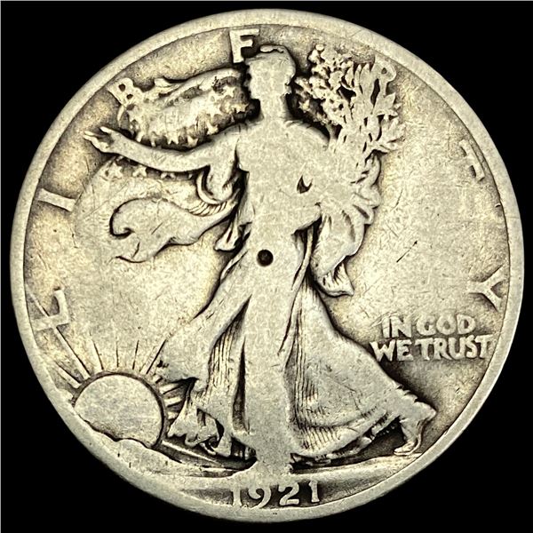 1921-S Walking Liberty Half Dollar NICELY CIRCULATED