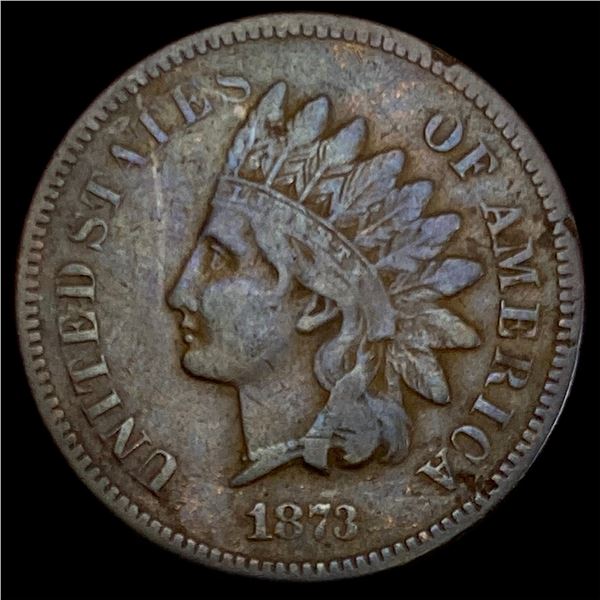 1873 Indian Head Cent LIGHTLY CIRCULATED