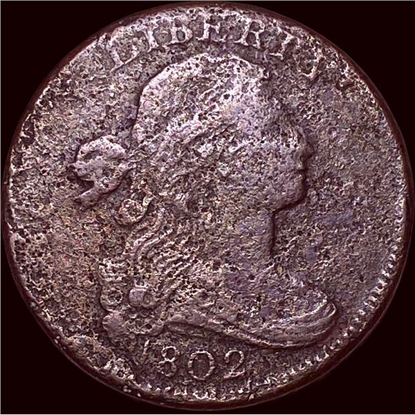 1802 Draped Bust Large Cent HIGH GRADE