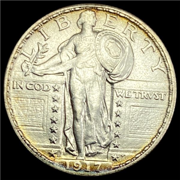 1917-D Type 2 Standing Liberty Quarter CLOSELY UNCIRCULATED