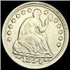 Image 1 : 1854 Seated Liberty Half Dime CLOSELY UNCIRCULATED