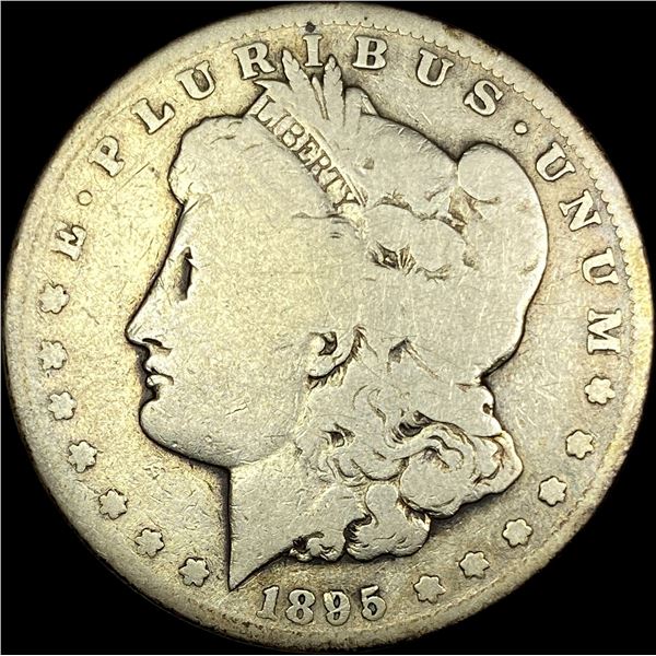 1895-S Silver Morgan Dollar NICELY CIRCULATED