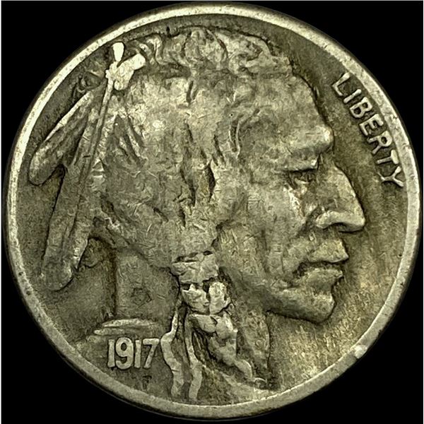 1917-S Nickel LIGHTLY CIRCULATED