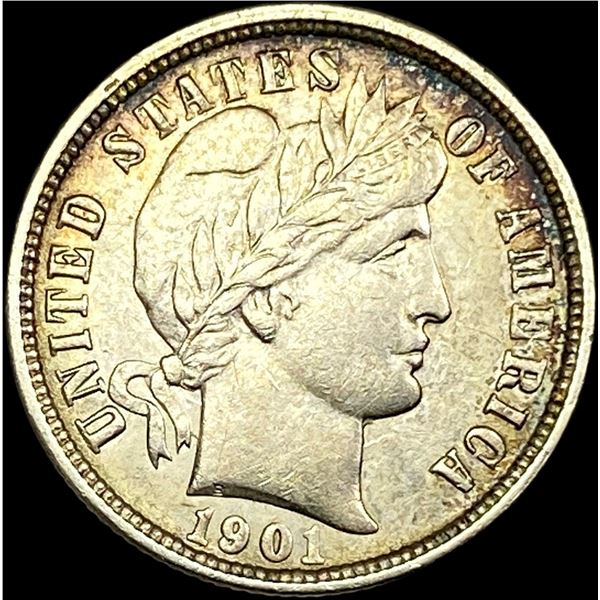 1901-O Silver Barber Dime CLOSELY  UNCIRCULATED