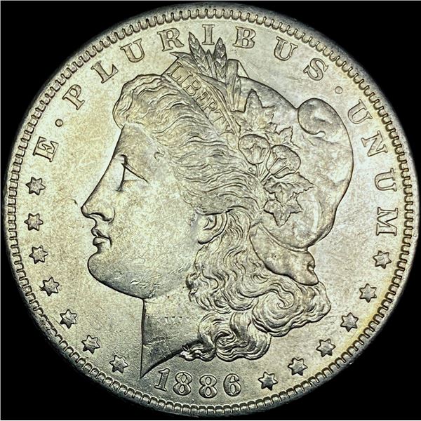 1886-O Silver Morgan Dollar CHOICE AU