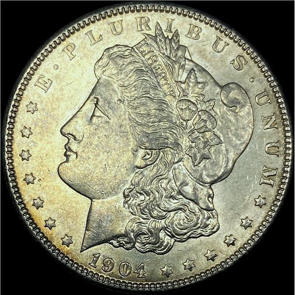1904-S Silver Morgan Dollar CHOICE AU