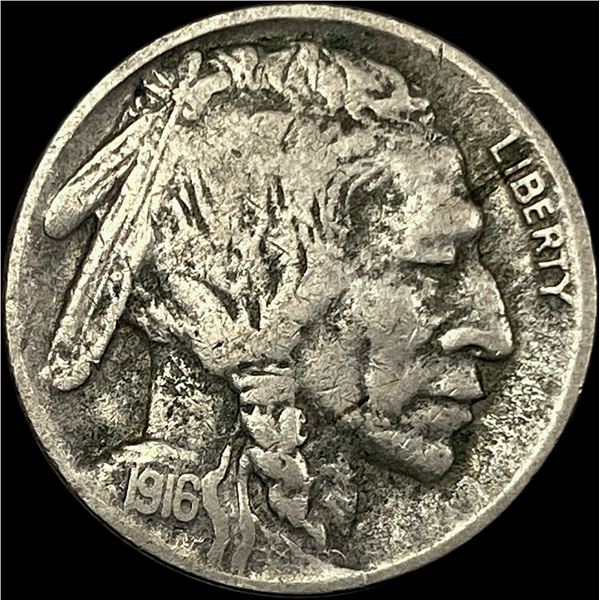 1916-D Buffalo Nickel LIGHTLY CIRCULATED