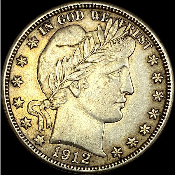 1912-D Silver Barber Half Dollar CLOSELY  UNCIRCULATED