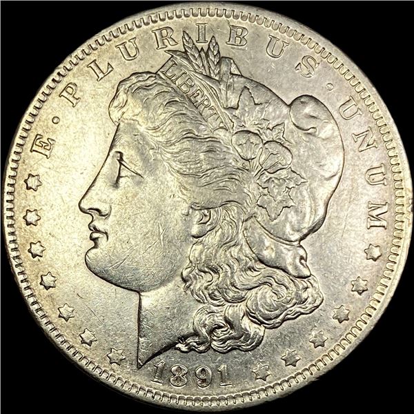 1891-O Silver Morgan Dollar CLOSELY  UNCIRCULATED