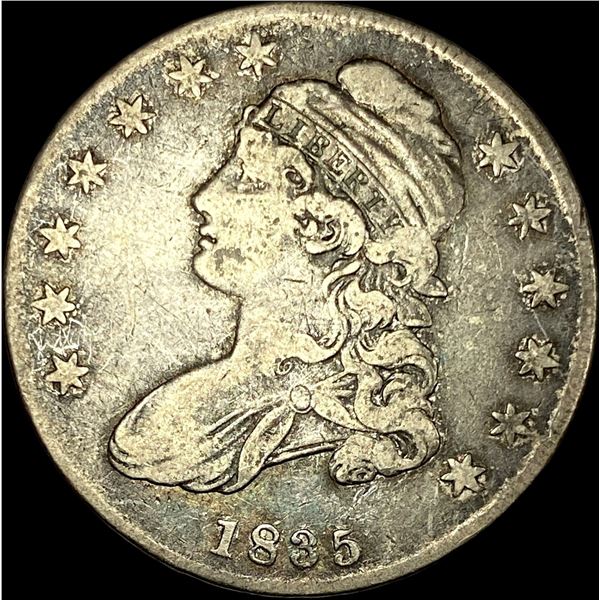 1835 Capped Bust Half Dollar LIGHTLY  CIRCULATED
