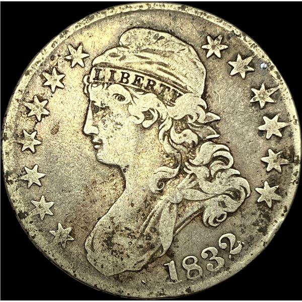 1832 Capped Bust Half Dollar LIGHTLY  CIRCULATED
