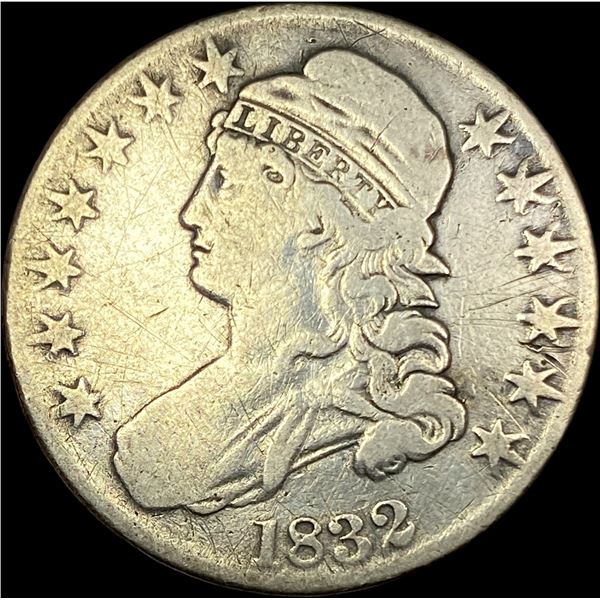 1832 Capped Bust Half Dollar LIGHTLY  CIRCULATED