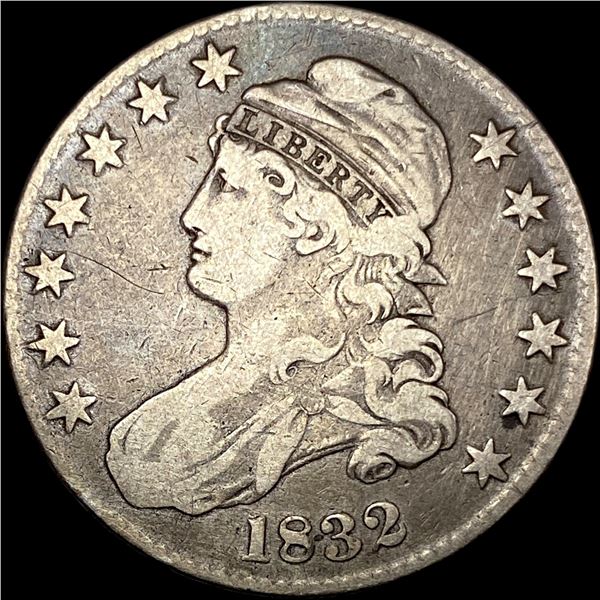 1832 Capped Bust Half Dollar LIGHTLY  CIRCULATED