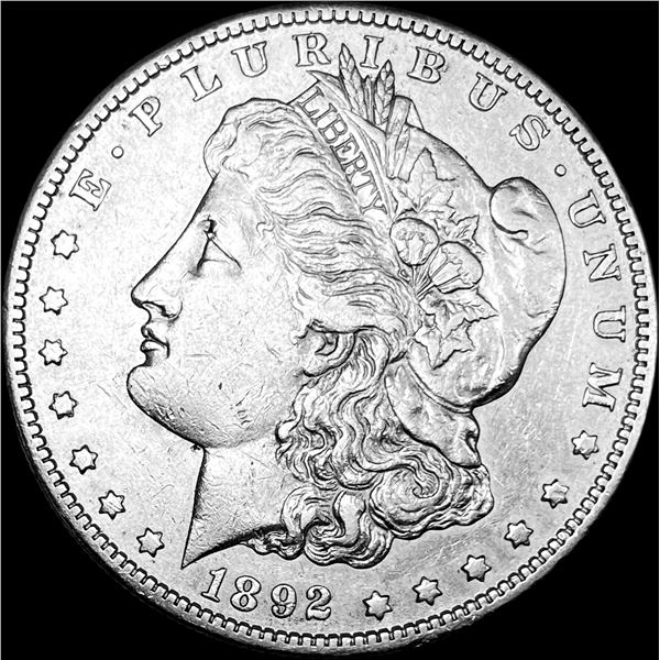 1892-S Morgan Silver Dollar NEAR UNC