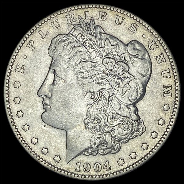 1904-S Silver Morgan Dollar NEARLY  UNCIRCULATED