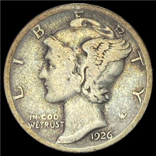 1926-S Silver Mercury Dime LIGHTLY CIRCULATED