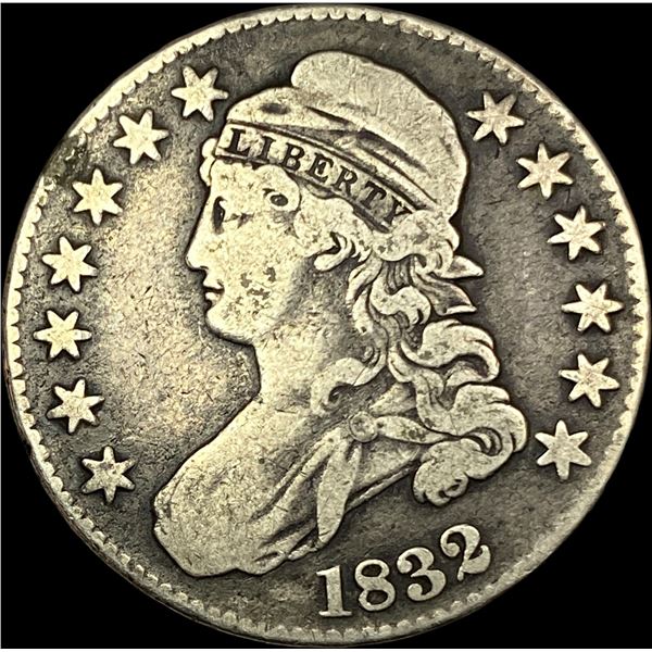 1832 Capped Bust Half Dollar LIGHTLY  CIRCULATED
